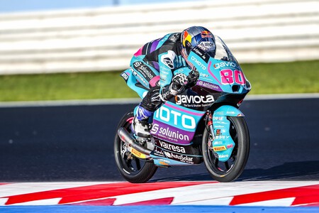 El colombiano David Alonso deja sentenciado el mundial de Moto3 con otra exhibición de combatividad en Misano